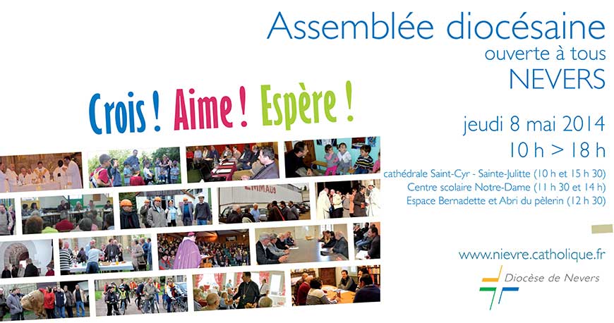 Amtha Kol animera un atelier Gospel à l’Assemblée diocésaine du 8 mai 2014 à Nevers.