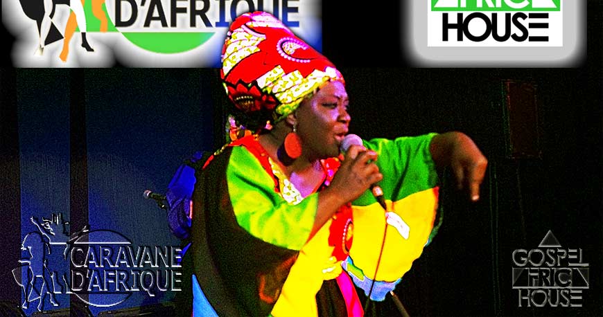 Amtha Kol dans son tour de chant du 7 juin 2014 sur la scène du Casino de Pougues. Les artistes et les musiciens se sont surpassés pour offrir un grand moment au public.