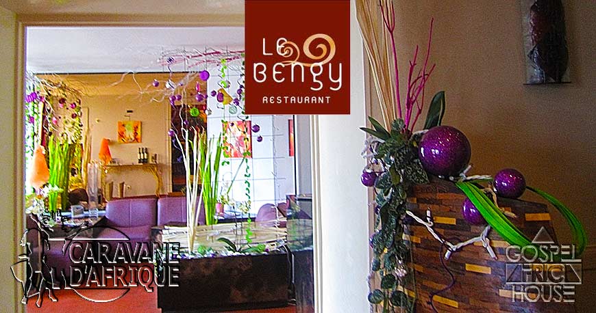 Un aspect du restaurant Le Bengy avec une décoration remarquée.